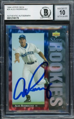 Press Pass Collectibles Yankees Alex Rodriguez 2004 Game used Grey RA Jersey Auto Graded 9! PSA/DNA