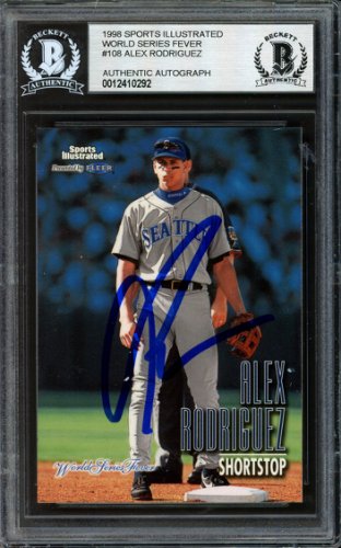 Alex Rodriguez Signed Autographed Seattle Mariners Star Custom