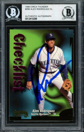 Lot Detail - 1994 Alex Rodriguez Rookie Seattle Mariners Game-Used &  Autographed Alternate Jersey (JSA • PSA/DNA)