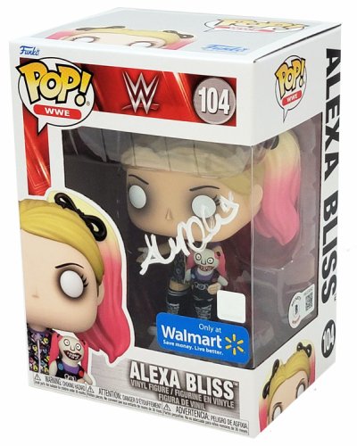 Alexa Bliss Autographed Signed Funko Pop #104 Vinyl Figurine Beckett Beckett Witness #208703 
