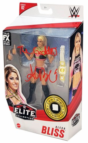 Alexa Bliss Autographed Signed Wwe Elite Collection #82 Action Figure "The Goddess" Beckett Beckett Witness #208694 