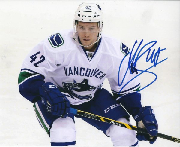 Alexander Burmistrov Autographed Signed 8X10 Vancouver Canucks Photos - Autographs