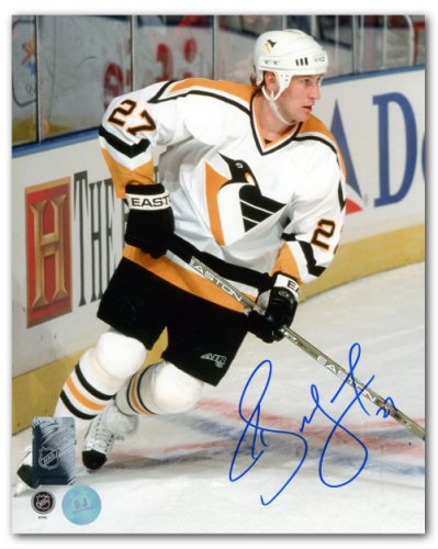 Autographed Tom Barrasso Pittsburgh Penguins 11x14 photo