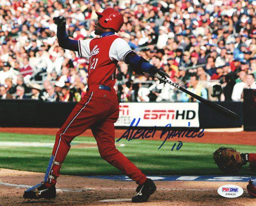 Alexei Ramirez Autographed 8X10 Photo Chicago White Sox PSA/DNA
