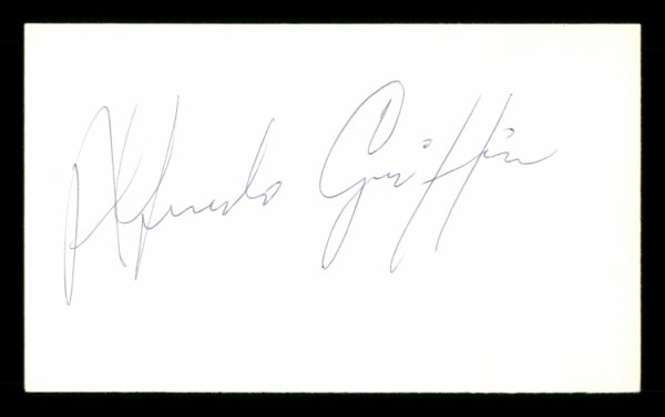Alfredo Griffin Autographed Signed 3X5 Index Card Toronto Blue Jays, Los Angeles Dodgers #174151 