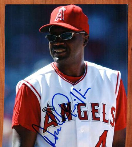 Alfredo Griffin Autographed Signed 8X10 California Angels Photo - Autographs