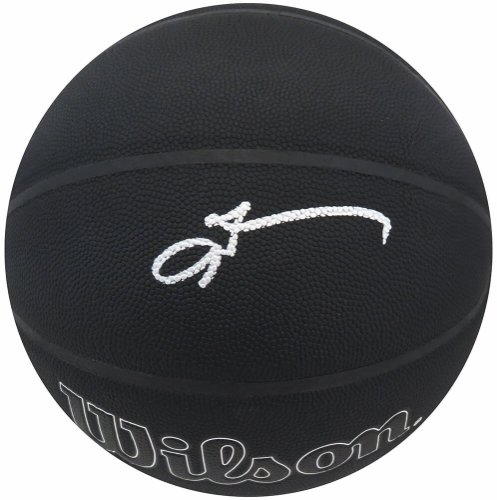 Allen Iverson Signed Wilson I/O Black 75th Anniversary Logo NBA Basketball