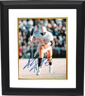 Alvin Harper Autographed Signed Tennessee Volunteers 8x10 Photo Custom Framing #81- Harper/GTSM Hologram 