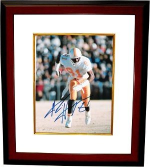 Alvin Harper Autographed Signed Tennessee Volunteers 8x10 Photo Custom Framing #81- Harper/GTSM Hologram 