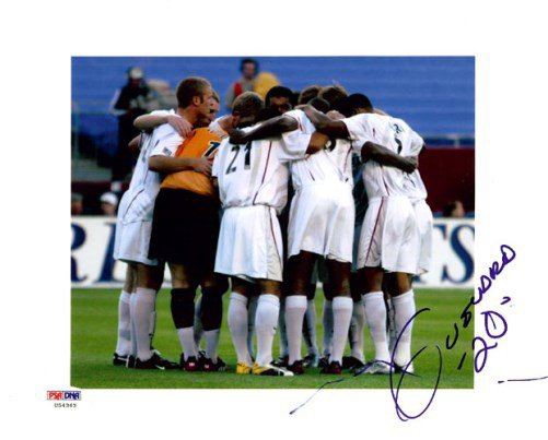 Amado Guevara Autographed Signed 8X10 Photo Metro Stars PSA/DNA 
