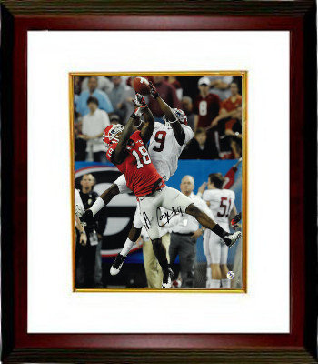 Amari Cooper Autographed Signed Alabama Crimson Tide 16x20 Photo Custom Framing #9 - JSA Hologram (vertical catch vs Georgia) 