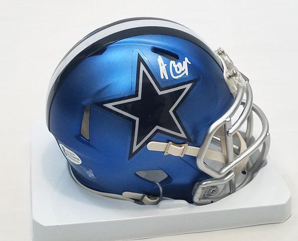 Amari Cooper Autographed Signed Dallas Cowboys Blaze Mini Helmet Beckett Witnessed 