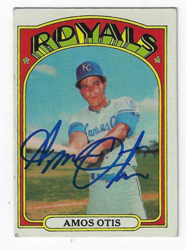 Amos Otis Autographed Signed 1972 Topps Card - Autographs