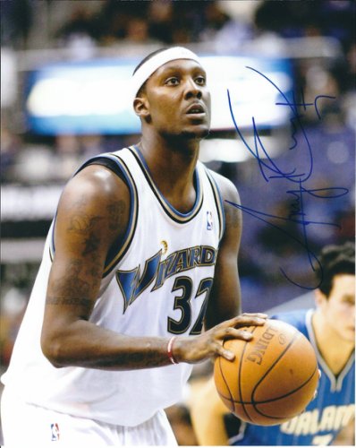 Andray Blatche Autographed Signed 8X10 Washington Wizards Photo - Autographs