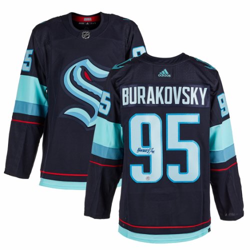 Andre Burakovsky Autographed Signed Seattle Kraken adidas Jersey