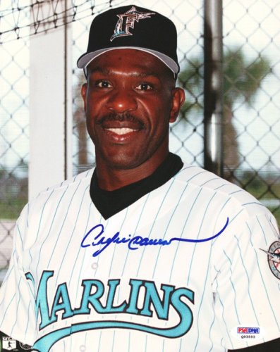 Andre Dawson Autographed 8X10 Photo Florida Marlins PSA/DNA