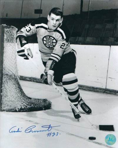Andre Pronovost Autographed Signed 8X10 Boston Bruins Photo - Autographs 