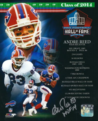 Andre Reed Autographed Signed 8X10 Buffalo Bills Photo - Autographs