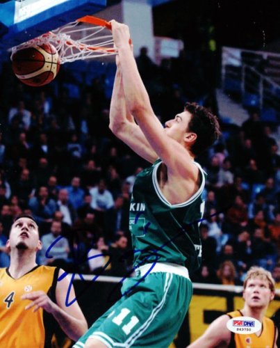 Andrea Bargnani Autographed Signed 8X10 Photo PSA/DNA 