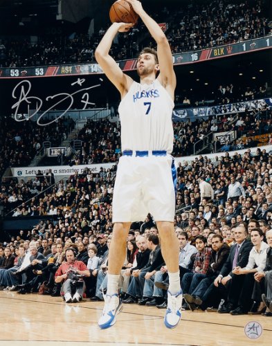 Andrea Bargnani Autographed Signed Toronto Raptors Huskies Retro 11x14 Photo