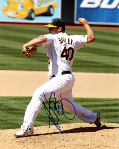 Andrew Bailey Oakland Athletics Autographed 8x10 Photo Certified Authentic