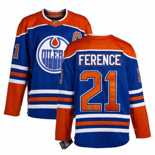 Zach Hyman Edmonton Oilers Autographed Fanatics Authentic Orange Adidas  Authentic Jersey