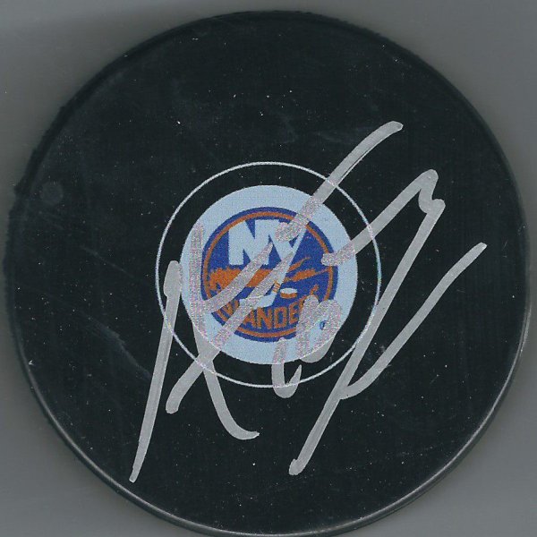 Andrew Ladd Autographed Signed New York Islanders Hockey Puck - Autographs