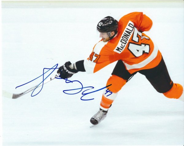 Andrew Macdonald Autographed Signed 8X10 Philadelphia Flyers Photo - Autographs