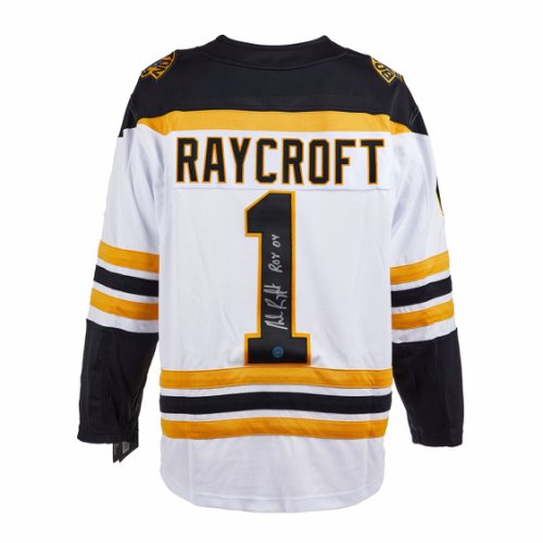 Andrew Raycroft Autographed Signed Boston Bruins Fanatics Breakaway Jersey