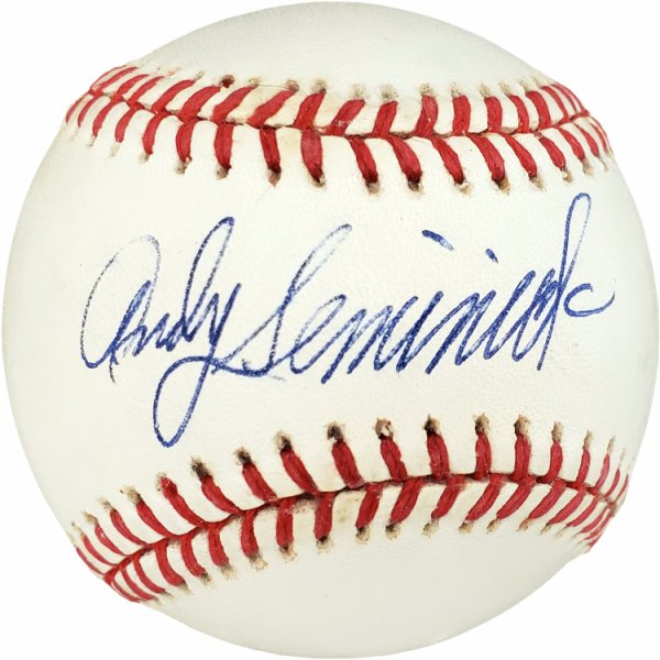 Andy Seminick Autographed Signed Official Nl Baseball Philadelphia Phillies PSA/DNA 