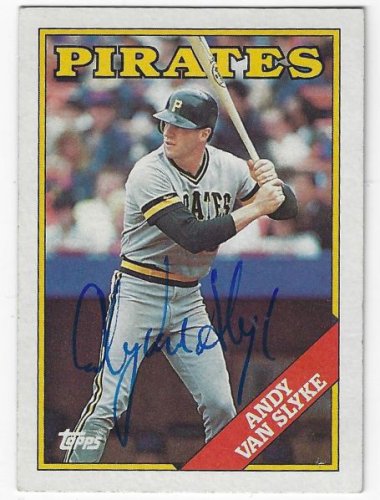 Andy Van Slyke Autographed Signed 8X10 Pittsburgh Pirates Photo - Autographs