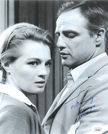 Angie Dickinson Autographed Signed 1966 The Chase Vintage B&W 8x10 Photo To Danny- JSA #II11604 (w/ Marlon Brando) 