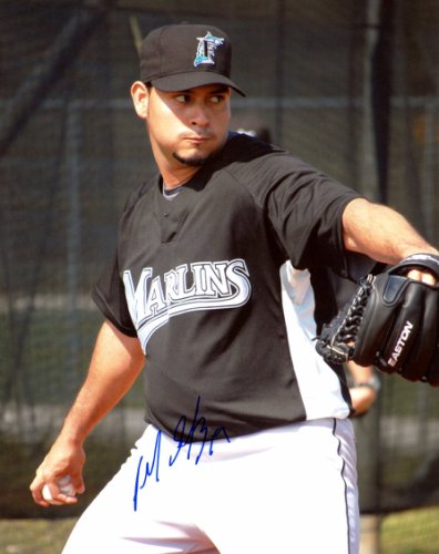 Anibal Sanchez Miami Marlins Autographed 8x10 Photo Certified Authentic