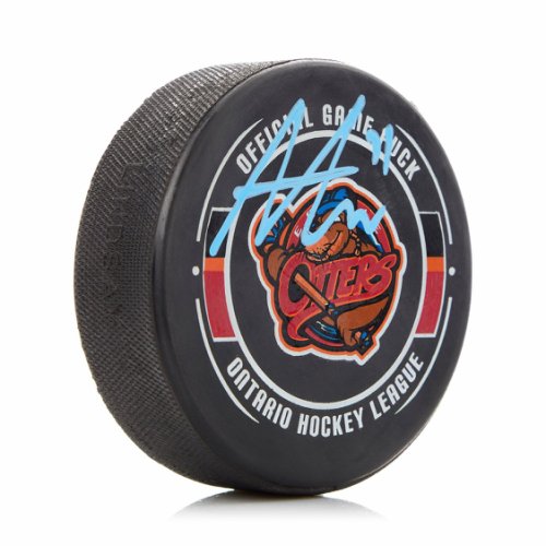 Anthony Cirelli Erie Otters Autographed Signed Official Game Puck