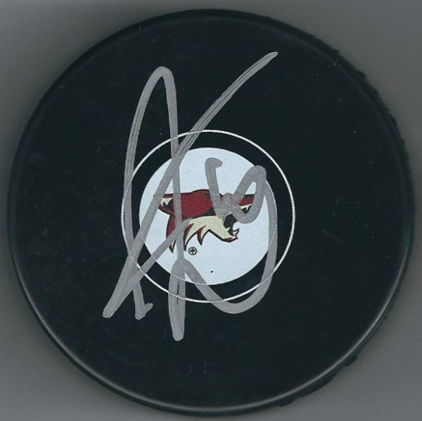 Anthony Duclair Autographed Signed Arizona Coyotes Hockey Puck - Autographs