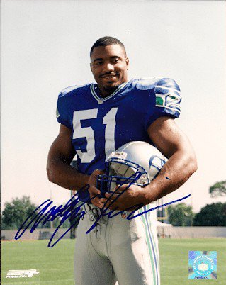 Anthony Simmons Autographed Signed Seattle Seahawks Photo - Autographs 