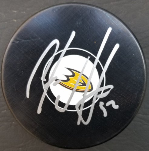 Antoine Vermette Autographed Signed Anaheim Ducks Hockey Puck - Autographs