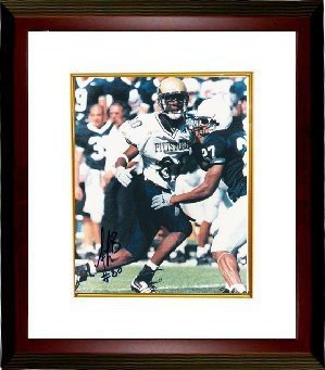 Antonio Bryant signed Pittsburgh Panthers 8x10 Photo Custom Framing - Famous Ink Hologram