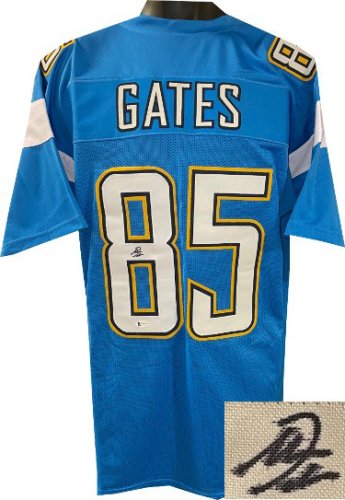 Antonio Gates Autographed San Diego Chargers Football NFL Jersey Becke –  Meltzer Sports