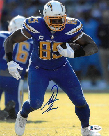 Antonio Gates Autographed San Diego Chargers Football NFL Jersey Becke –  Meltzer Sports