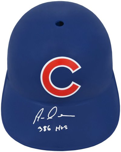 Aramis Ramirez Signed Chicago Cubs Replica Souvenir Batting Helmet w/386 HRs