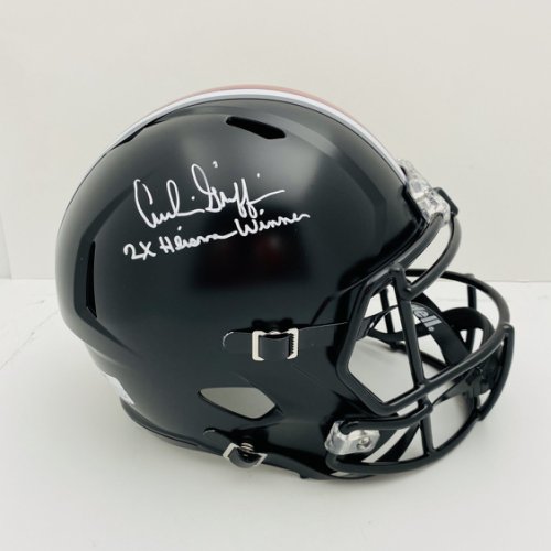 Archie Griffin Ohio State Buckeyes '2x Heisman Winner' Autographed Signed Black Replica Helmet - Certified Authentic 