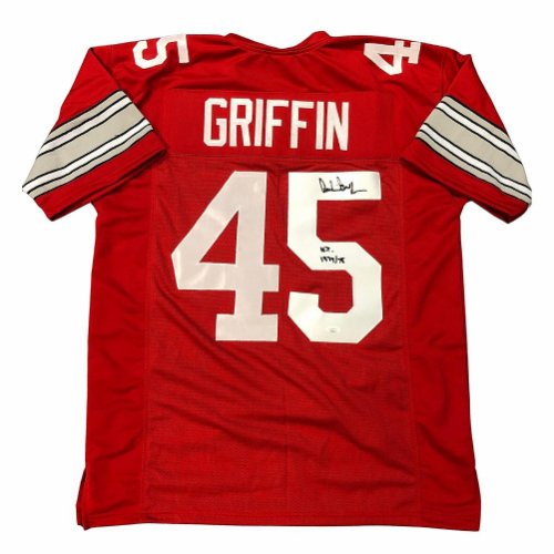 Custom authentic ohio state football jersey sales