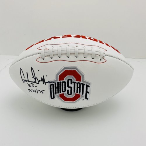 Archie Griffin Ohio State Buckeyes Autographed Signed White Panel Football - Certified Authentic 