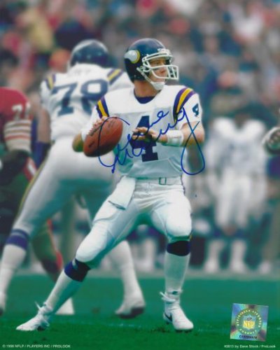 Archie Manning Autographed Signed 8X10 Minnesota Vikings Photo - Autographs 