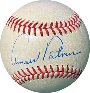 Arnold Palmer Autographed Signed RONL Official Rawlings National League Baseball JSA #Y66059 Full LOA (Golf Hall of Famer)
