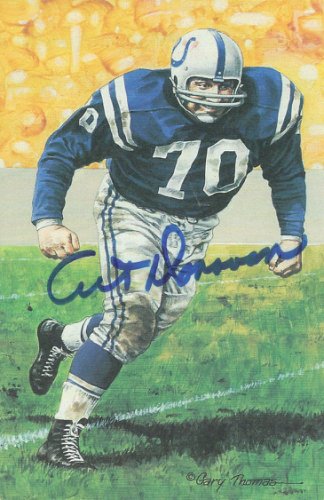 Art Donovan Autographed Signed Goal Line Art Card - Autographs