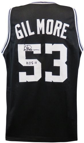 Artis Gilmore Autographed Signed Black Custom Basketball Jersey w/HOF'11 