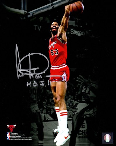 Artis Gilmore Autographed Signed Chicago Bulls Slam Dunk Spotlight Action 8x10 Photo w/HOF'11 