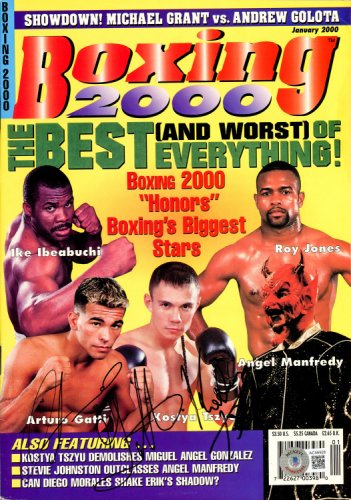 Arturo Gatti & Kostya Tszyu Autographed Boxing 2000 Magazine Beckett Beckett